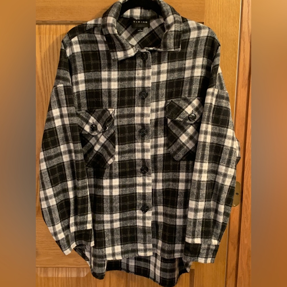 Flannel Plaid Shacket